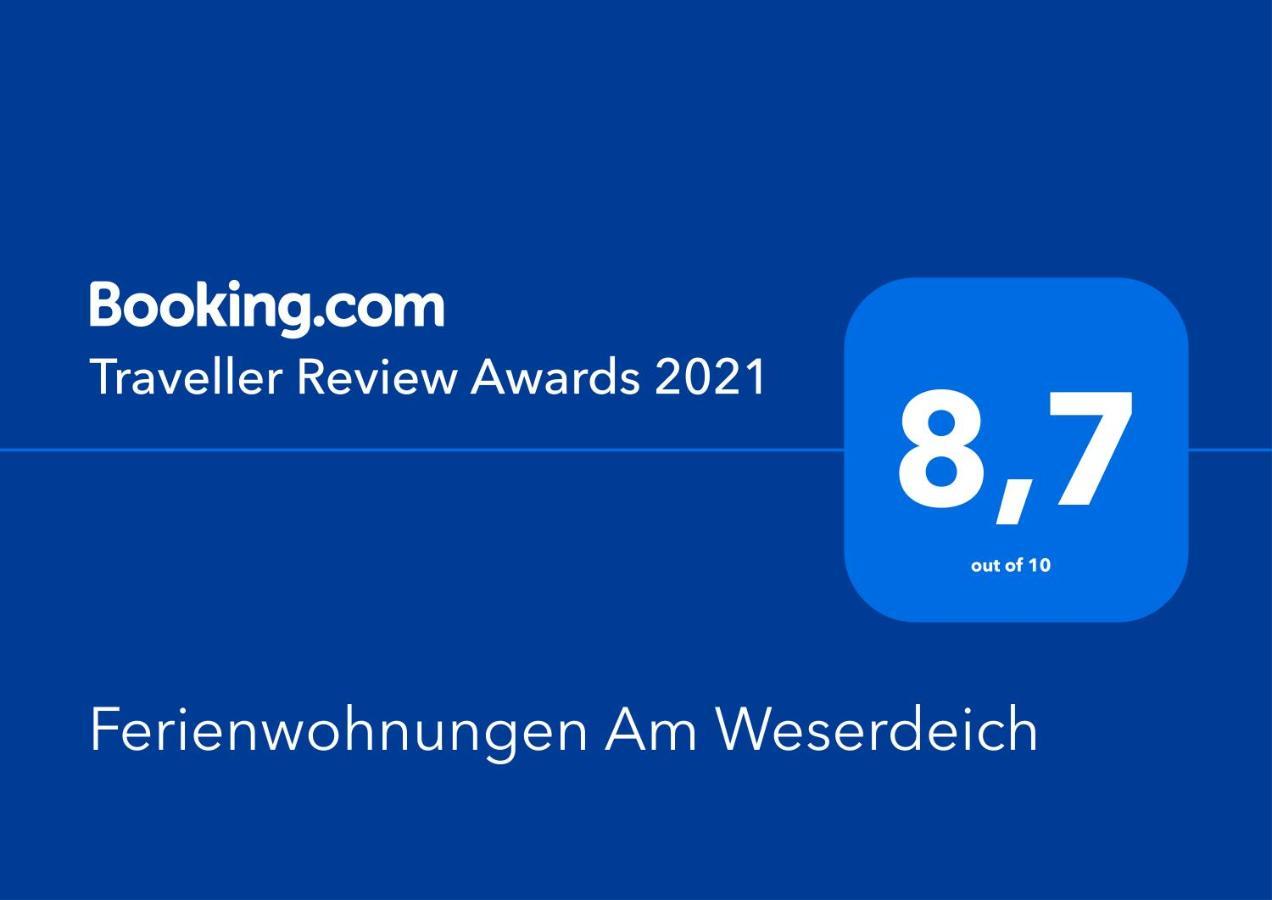 Ferienwohnungen Am Weserdeich 브레머하펜 외부 사진